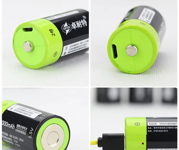 6 шт. литий полимерные аккумуляторные батарейки 1 5 в 4000 мАч + USB кабель для