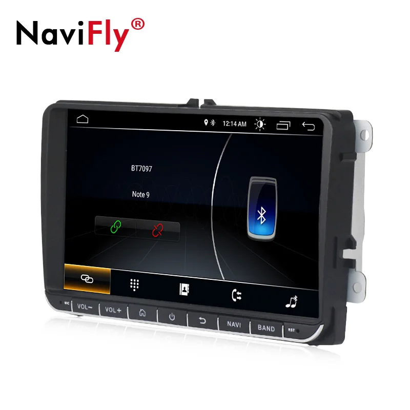 Excellent NaviFly Quad core Android 8.1 system car gps dvd player for Volkswagen SKODA GOLF 5 Golf 6 POLO PASSAT B5 B6 TIGUAN 4