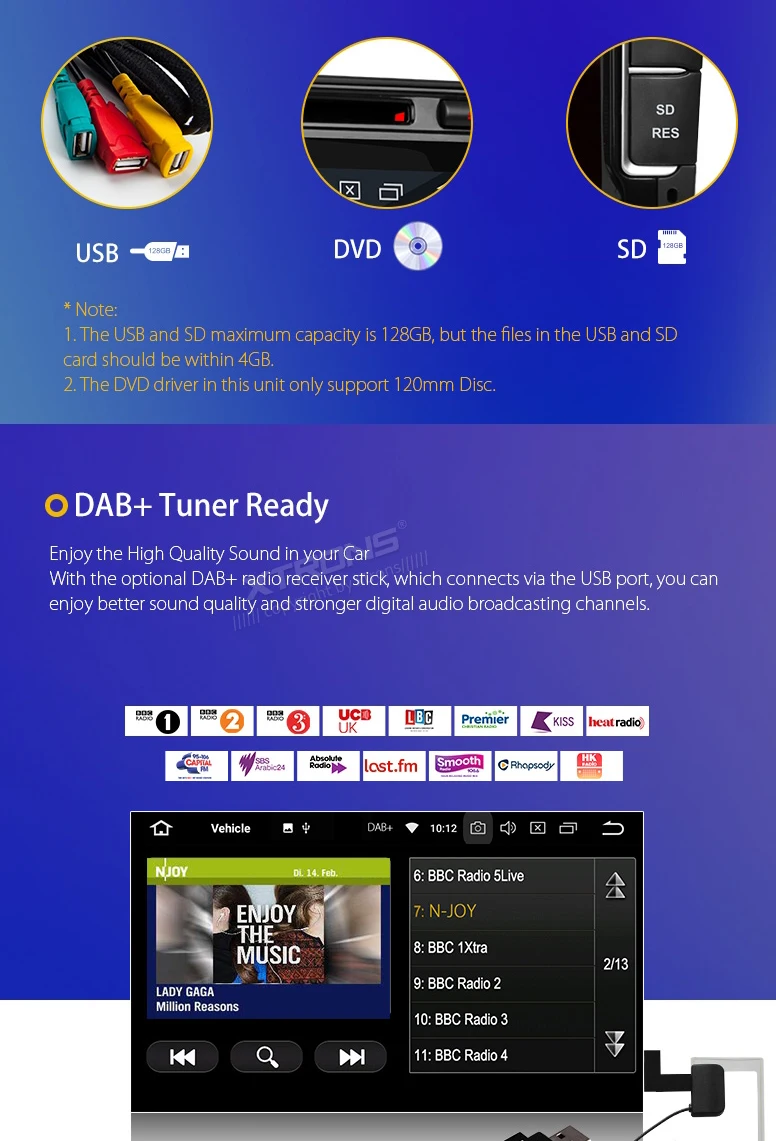 Top 8" Android 8.0 OS Car DVD Multimedia for vw Volkswagen Golf Passat Touran Tiguan Sharan Magotan Skoda Seat with 4GB RAM 32GB ROM 13