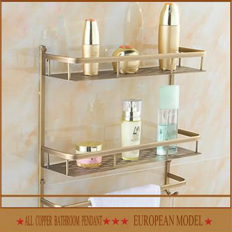 Freies Verschiffen Kupfer Material High End Handtuch Reck Haken Badezimmerkorb Alle Kupfer Antiken Bad Regal Bathroom Shelf Antique Bathroom Shelfbathroom Basket Aliexpress