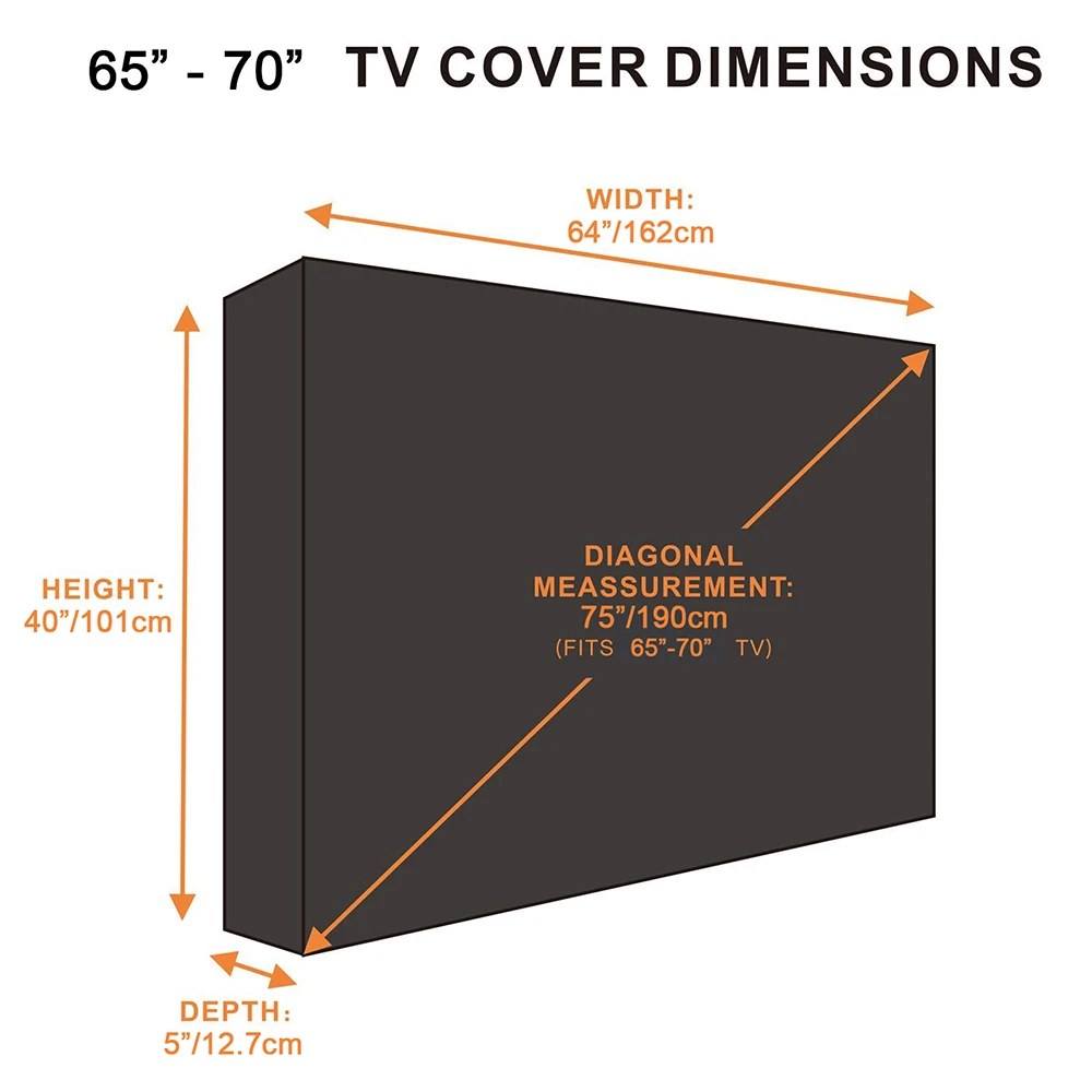 Jombo напольный чехол для телевизора 6"-70" с нижней крышкой лучший всепогодный пыленепроницаемый микрофибра защита для экрана телевизора патио ТВ чехлы