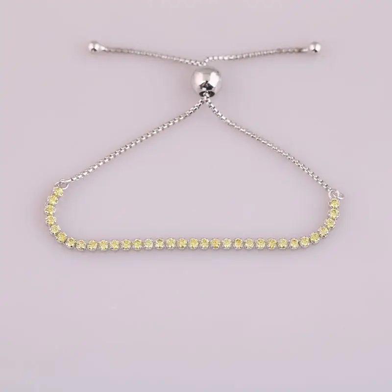 

100% 925 Silver Strand Bracelet Women Adjust Bracelet Bangle Signature Clasp fit Lady Bead Charm Pendant Shine CZ DIY Jewelr