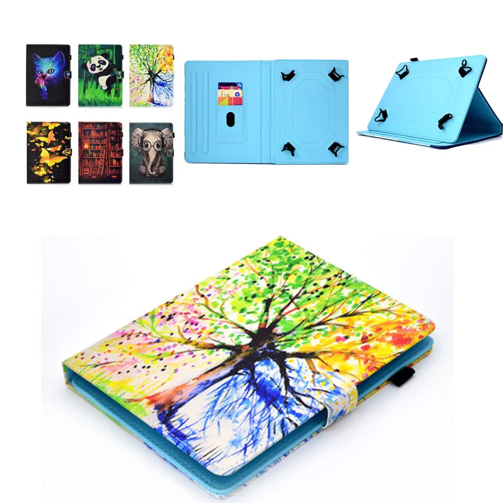 

PU Leather 8 inch Universal Case For 2016 New Kobo Aura One 7.8 inch Ereader Ebook Stand Protective Tablet Cover+pen gift