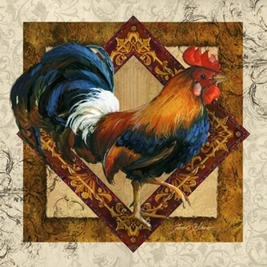 Ruler Of The Roost Poster Print by Janet Stever (22 x 22)