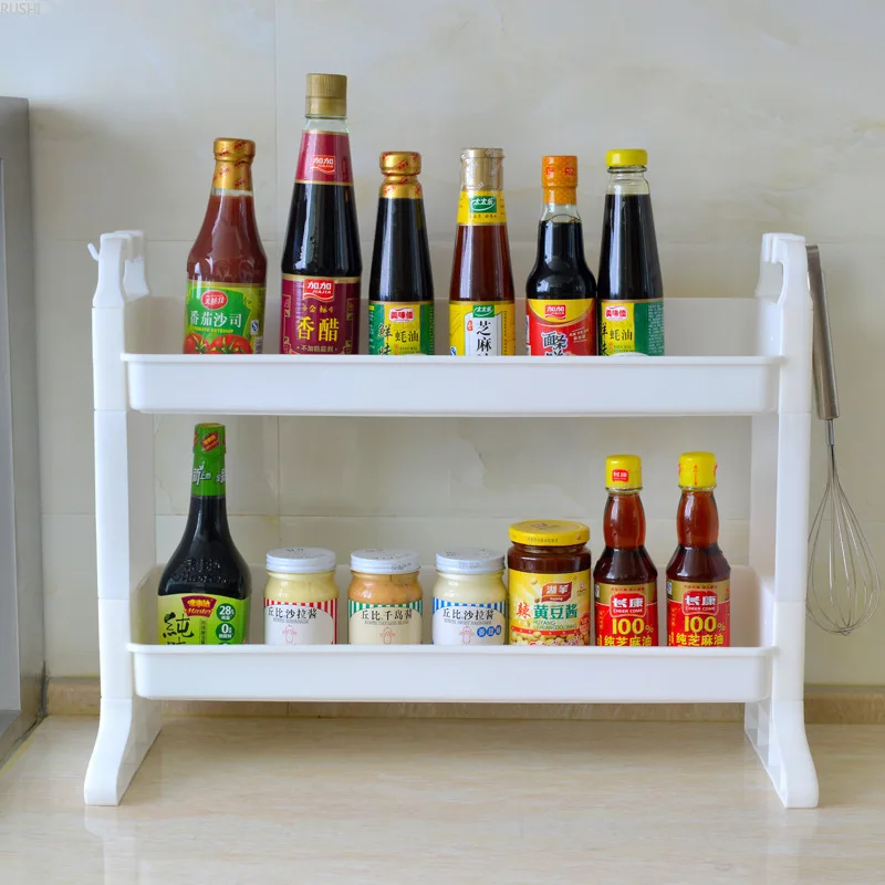 

kitchen commodity shelf Spice rack accept daily necessaries articles for use multilayer knife rest Seasoning sauce shelf