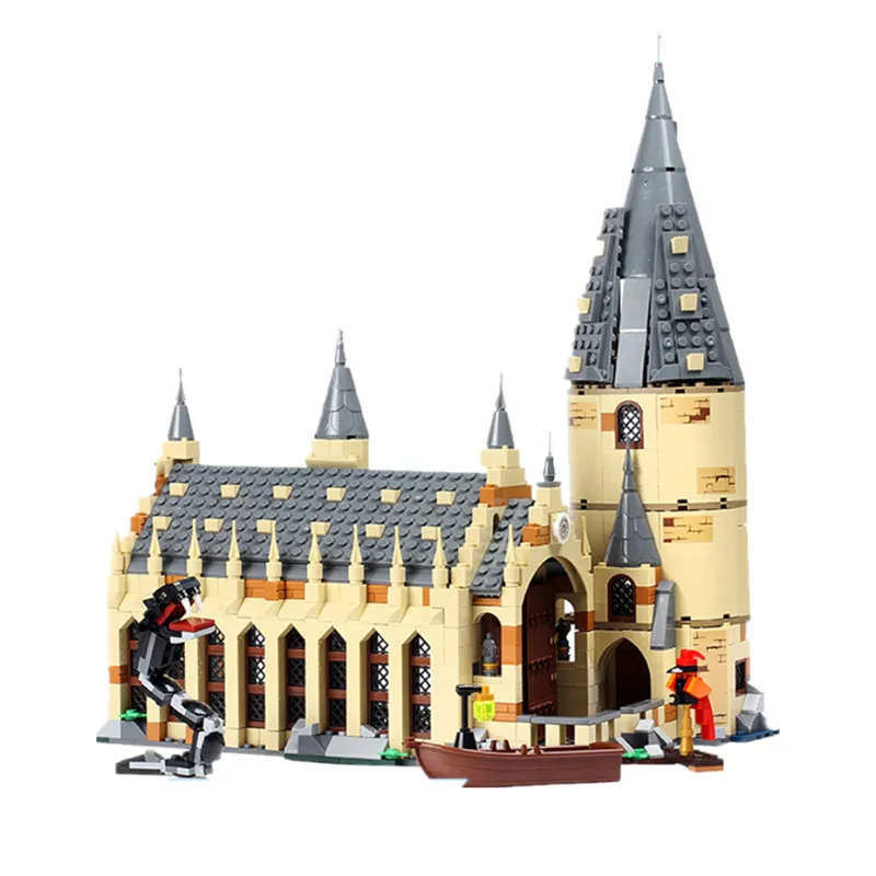 

Lepin 16052 lepin Harry Movie Series The Hogwarts Great Wall Potter Set Compatible legoing Harry Movie Series Potter 75954 block