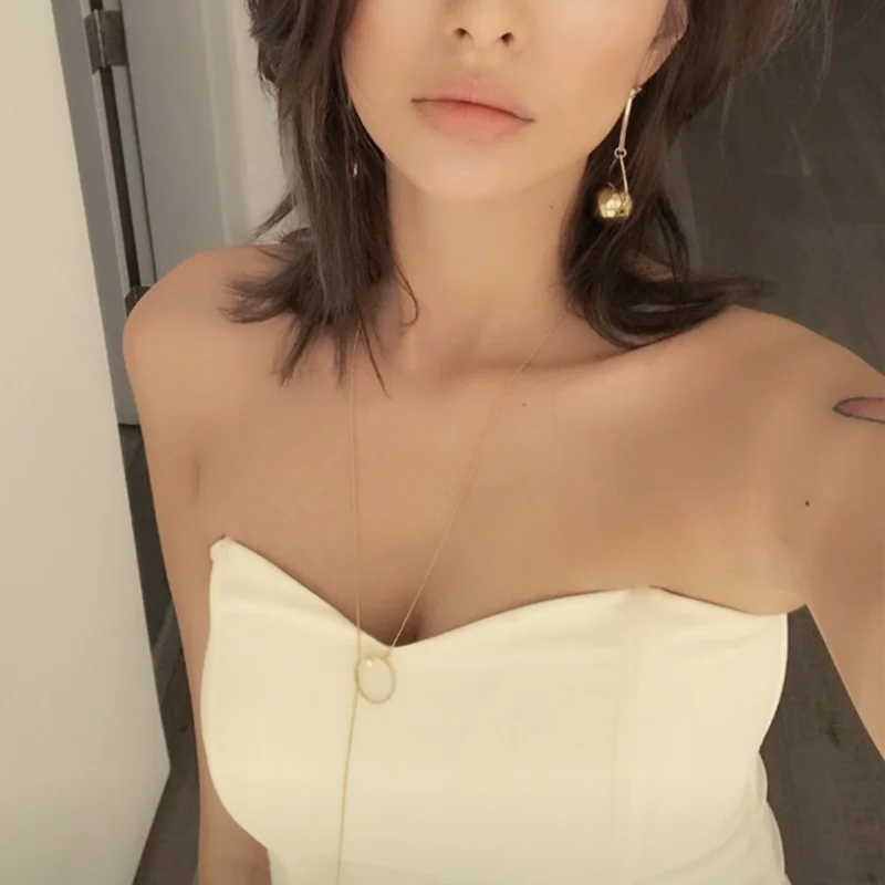 Black White Tube Tops Strapless Top Strapless Shirt Vintage Sleeveless Off The Shoulder Crop Top Women Tube Tops