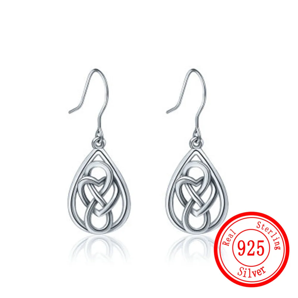 

Standard Silver Creative Earrings Drop Ear for Women S925 Sterling Silver Making Wedding Charm Earring Jewelry Gifts