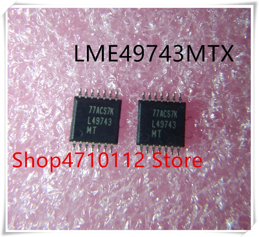 NEW 10PCS LOT LME49743MTX LME49743 L49743 L49743MT LME49743MT TSSOP 14 IC