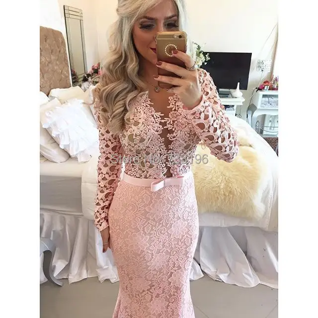 Vestidos-Femininos-Mermaid-Plus-Size-Long-Sleeve-Prom-Dresses-Lace-Pink-Bow-Open-Back-V-Neck (1).jpg