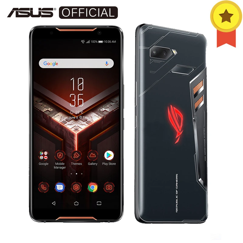 ASUS ROG смартфон ZS600KL 8 ГБ ОЗУ 128 Гб ПЗУ игровой телефон Snapdragon 845 2,96 ГГц 6," 18:9 AMOLED экран Android 4000 мАч OTA