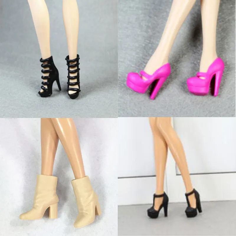 

CXZYKING Fashion Children Kids baby toys Girls Gift Doll Accessories 1Pair shoes For Dolls 1/6