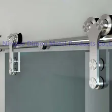 Dimon Горячая Америка стиль нержавеющая сталь 304 матированное стекло раздвижные двери сарая оборудование DM-SDG 7008 без бара