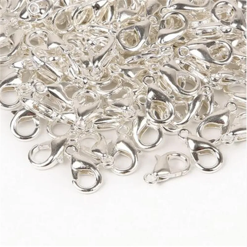 

20pcs 18mm Metal Lobster Clasps Hooks KC Gold/Silver Lobster Clasps Hooks For DIY Bracelets Necklace Jewelry Making Accessories