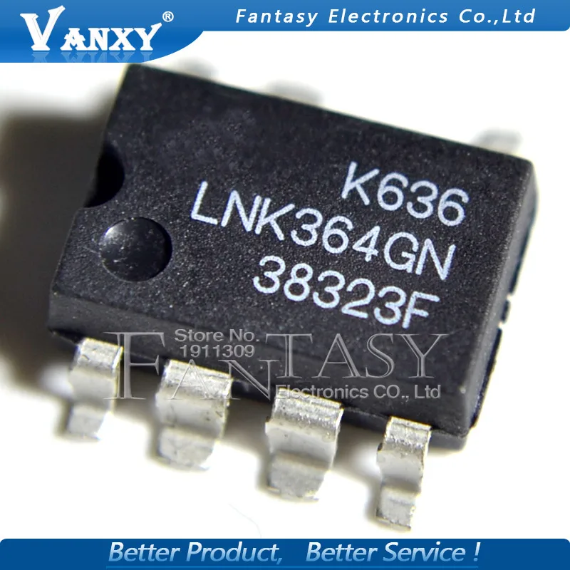 10 шт. LNK364GN лапками углублением SOP-7 LNK364 SOP LNK364G SOP7 SMD