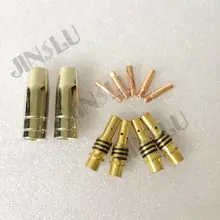 15AK миг сварочная горелка Расходные насадка, свяжитесь с Совет M6* 25 0.8 мм и Совет tolder Каждый 50 шт