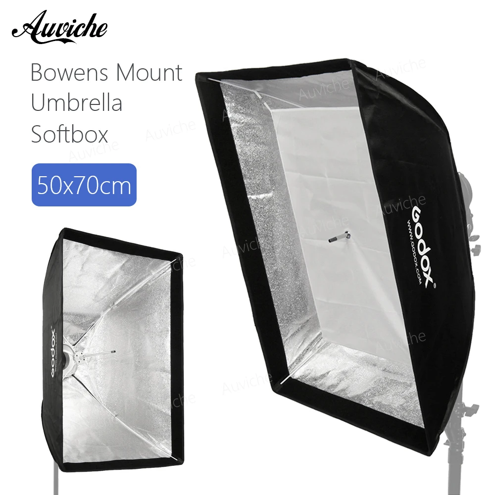 

Godox 50x70cm Bowens Mount Umbrella Softbox soft box with Bowens Mount for Bowens Mount Studio Flash Light