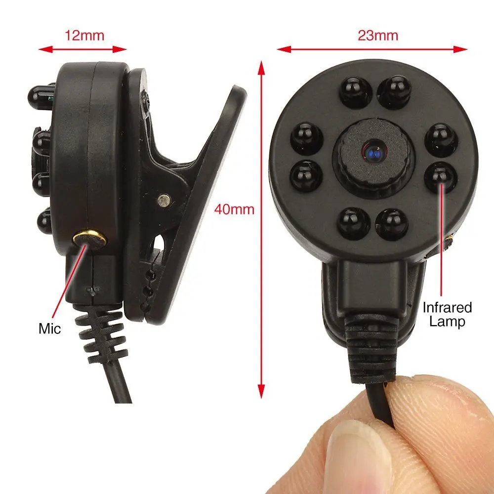  CCTV 1/3 Sony CCD 1000TVL 3.6mm wider angle 8pcs IR LED D/N 90degree wide Lens Mini HD Security Sur - 32907883398