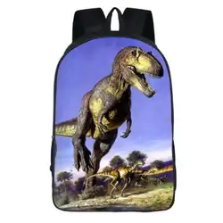 16 дюймов динозавр школьные сумки для девочек Indoraptor Юрского периода Велоцираптор школьный рюкзак мальчики Bookbag Дети Путешествия подарок