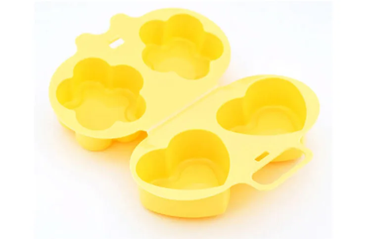 Безопасная Нетоксичная микроволновая печь в форме сердца и цветов, пароварка для яиц, форма для приготовления пищи, кухонные гаджеты на пару, инструмент для приготовления яиц