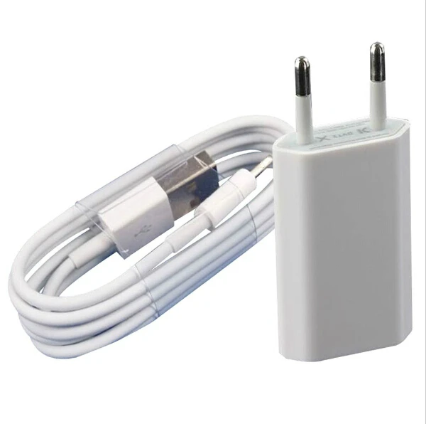 Real 1A Mobile Phone Chargers Adapter For Apple Iphone 5 5S 6 PLUS Wall