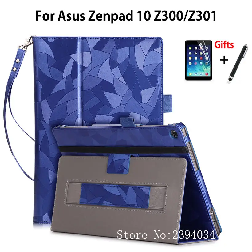 

Case For ASUS Zenpad 10 Z301MFL Z301ML Z301 10.1" Cover Funda Stand Tablet Case For Asus Zenpad 10 Z300CL Z300C/M Z300CNL +gifts