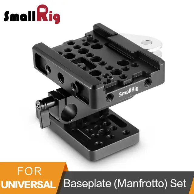 Smallrig Dslr Camera Cage Baseplate Manfrotto 15mm Rail Support