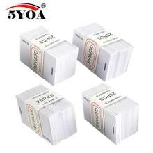 50 pces lêem somente o cartão grosso da identificação do em cartão rfid 4100/4102 reação 125khz cartão rfid cartão de identificação apto para o comparecimento do tempo do controle de acesso