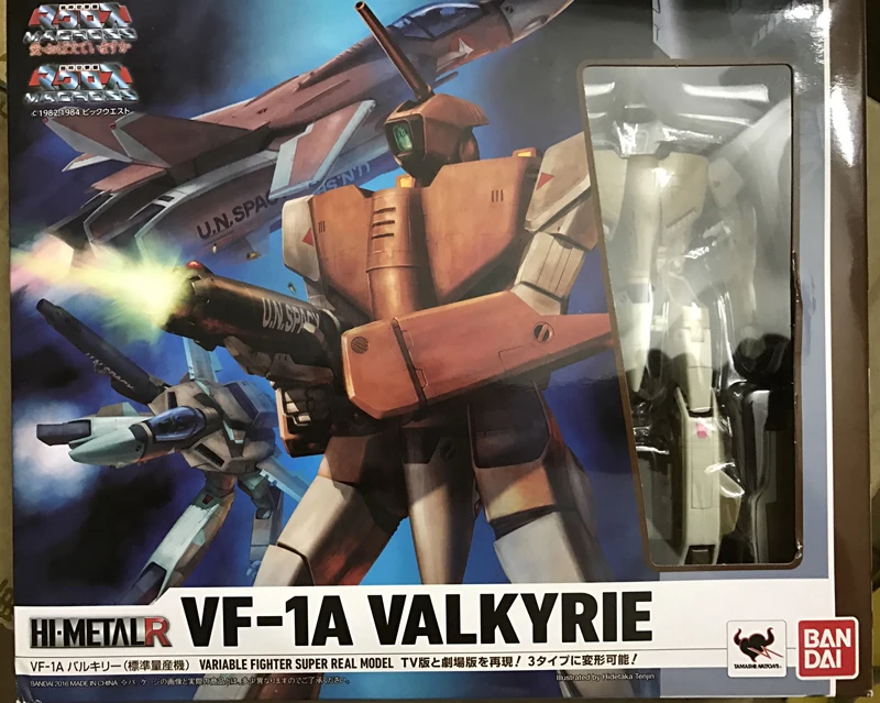 Hi Metal R Macross Vf 1a Valkyrie Mass Production Model Action Figure Bandai Action Figures Lenka Creations Toys Hobbies