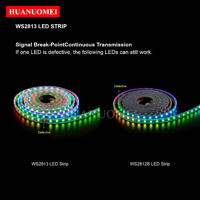 5 м 72 светодиодный s/M WS2813B Светодиодные ленты WS2813 пиксель RGB полосы света DC5V 5050 SMD Смарт Ambilight ТВ ленты белый/черный PCB IP20/IP65/IP67