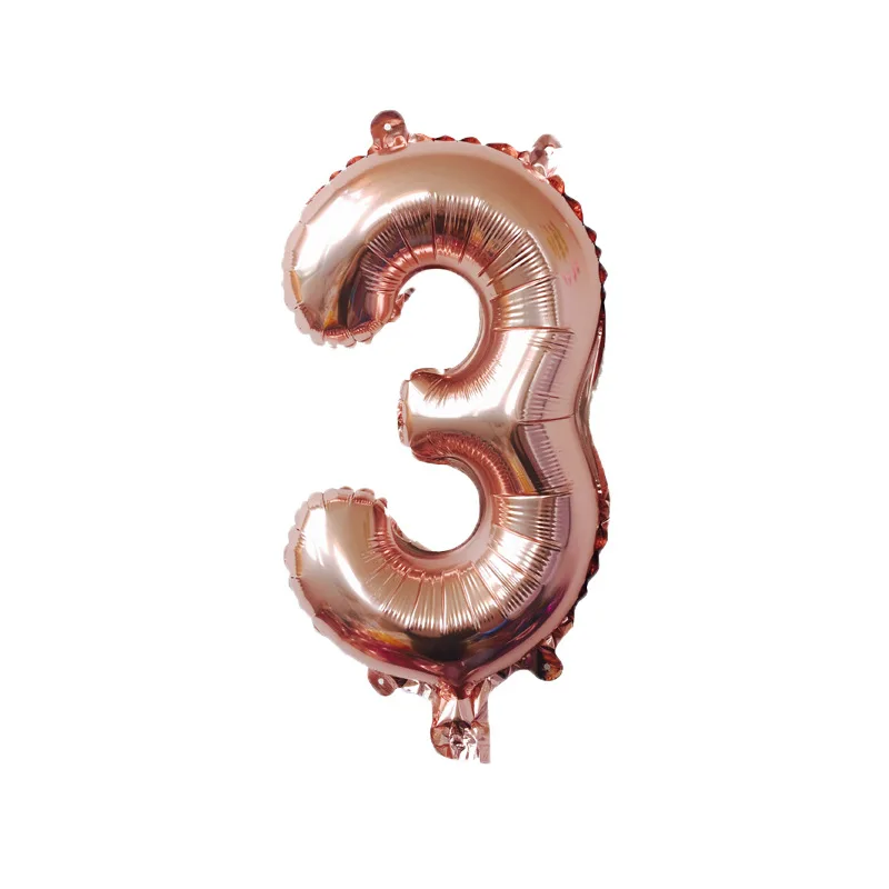32 дюйма, розовое золото, цифры, воздушные шары, надувной воздушный шарик, цифра, фольга, шары с днем рождения, вечеринки, свадебные украшения, шар