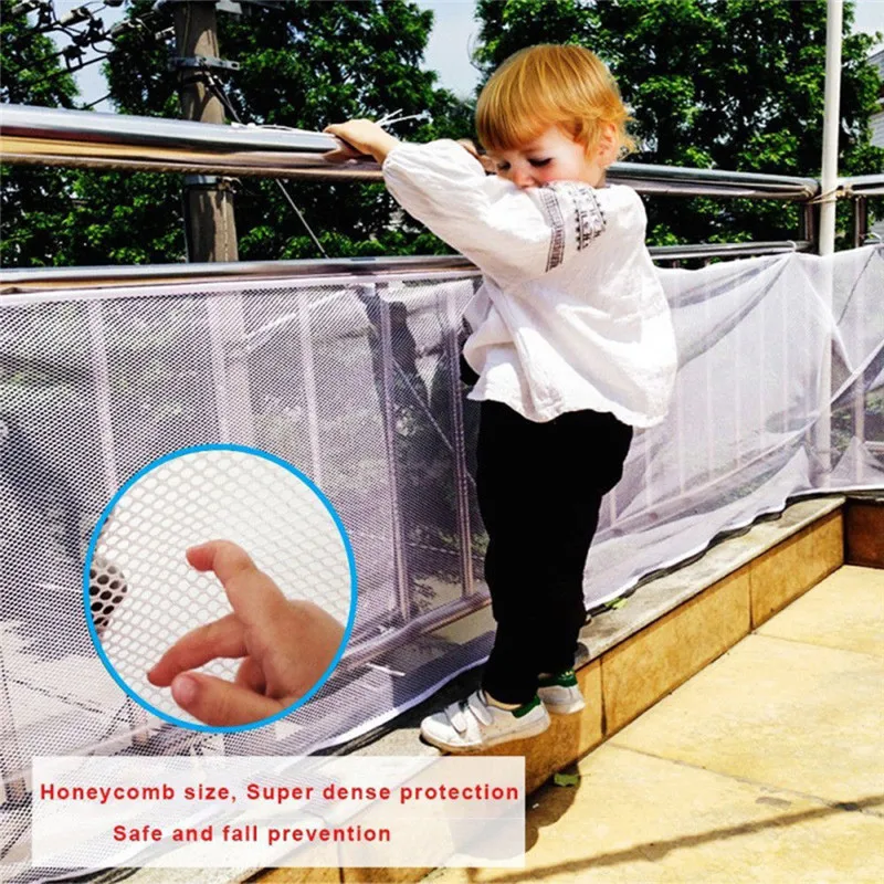 Large Size Safety 1st Net Child Guard Kids Baby Stair Balcony Deck Gate Doorways Mesh