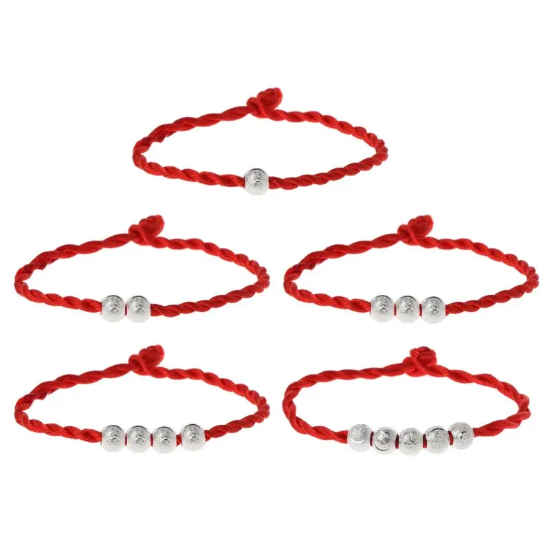 

Kabbalah Red Rope String Bracelets Good Luck Amulet Buddhist Fashion Jewelry