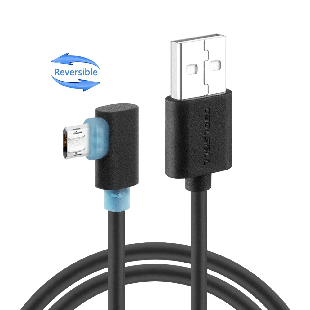 Кабель Micro USB для быстрой зарядки мобильного телефона Android Reversibe 0 5 м 1 2 3 кабель
