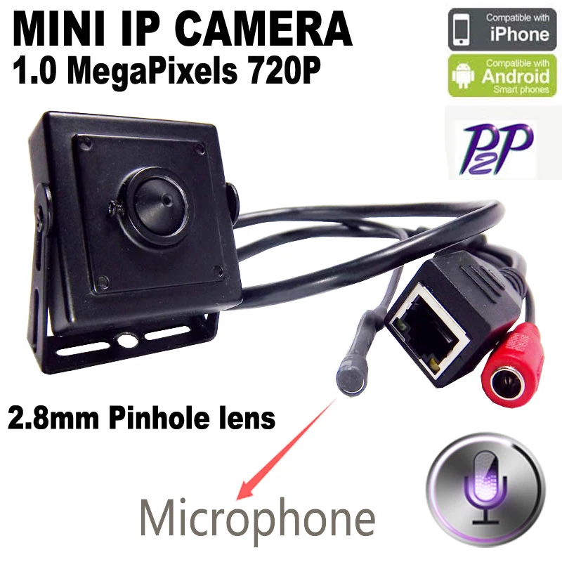 bilder für Micro 2,8mm objektiv mini-ip-kamera 720 P home security system videoüberwachung kleine hd Externe Mikrofon onvif 2,0 video p2p cam bilder für Micro 2,8mm objektiv mini-ip-kamera 720 P home security system videoüberwachung kleine hd Externe Mikrofon onvif 2,0 video p2p cam