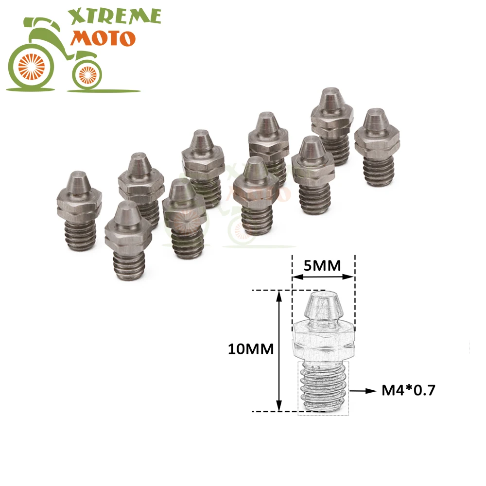 Motorcycle Footrests M4*037 CNC Foot Rest Peg Footpeg Bolt Screw Teeth For KTM EXC EXCF XC XCF XCW XCFW 125-530 Motorcycle