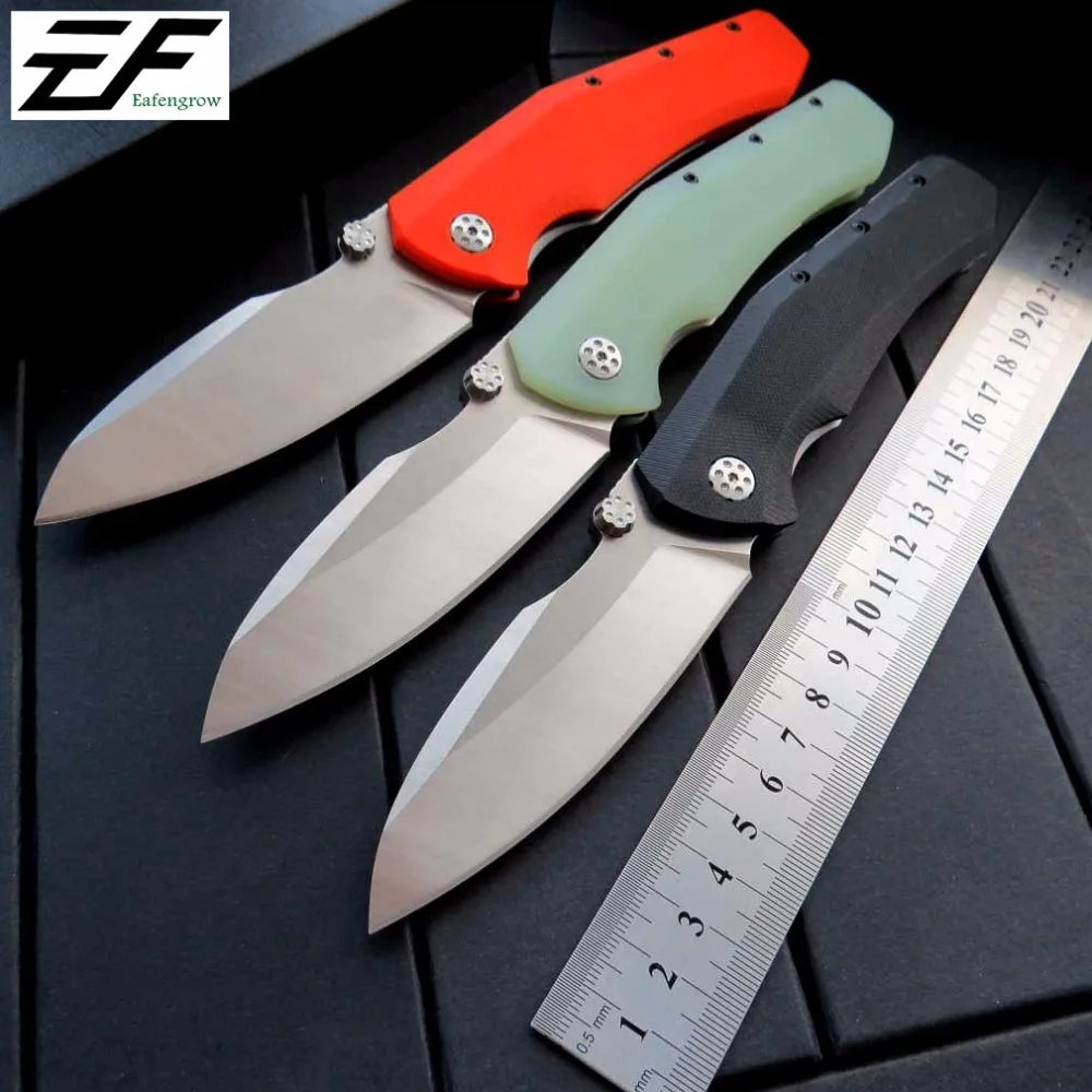 

Eafengrow 0850 pocket knife D2 blade ball Bearing folding knives camping hunting outdoor survival pocket EDC tool kitchen knife