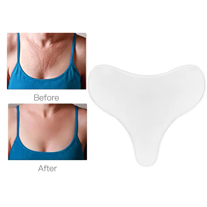 

5pcs Anti Wrinkle Chest Pad Silicone Decollette to Prevent and Eliminate Wrinkles on Decolletage 100% Grade Silicone Skin Care