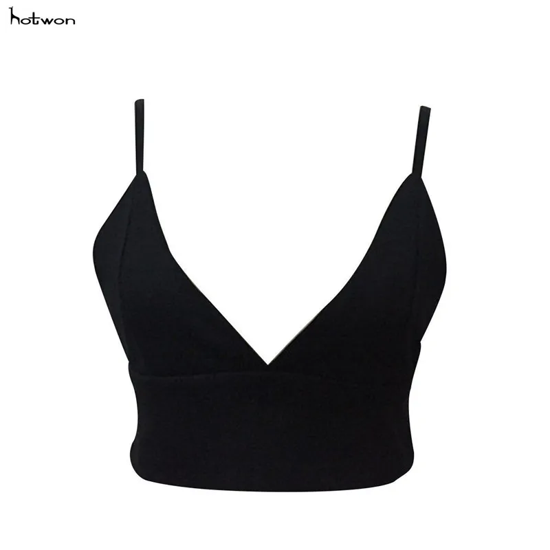

2017 Sexy Women UnPadded Bra Tops Bustier Vest Crop Top Bralette Lingerie Tank Top