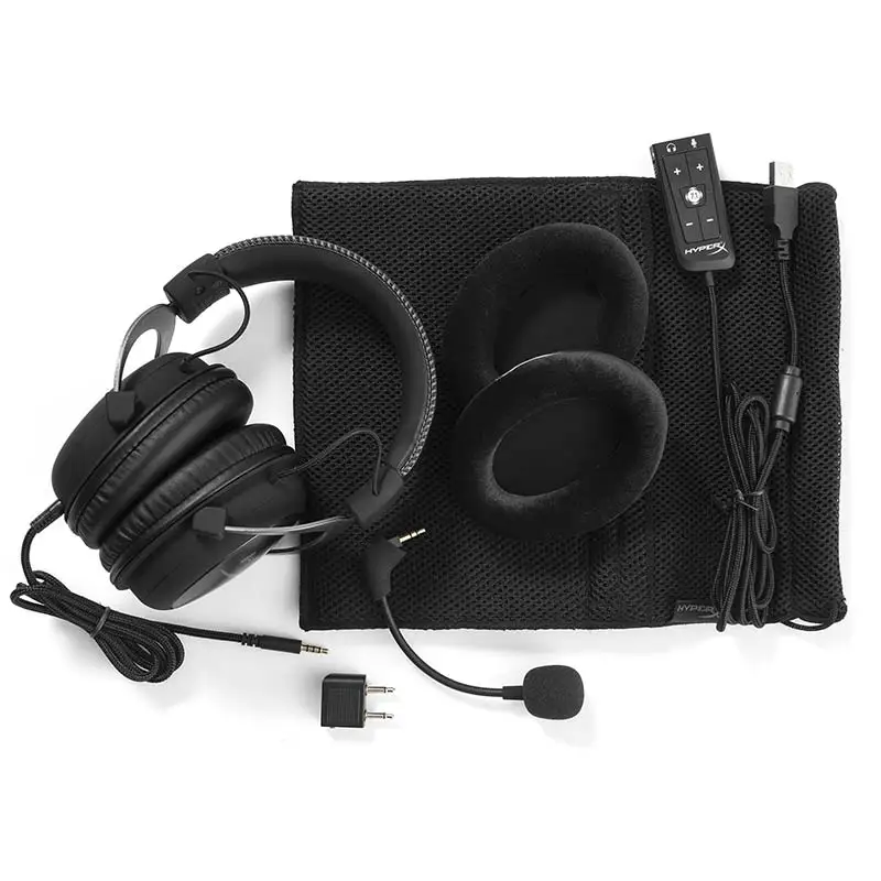  Kingston HyperX Gaming Headset Cloud II Hi-Fi 3.5mm Portable Audio/Video for PC & PS4 Music Speaker