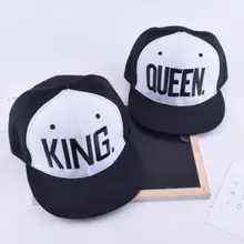 Женская и мужская летняя бейсболка с вышивкой King queen забавная хип-хоп регулируемая бейсболка с козырьком бейсболка 8 стиль