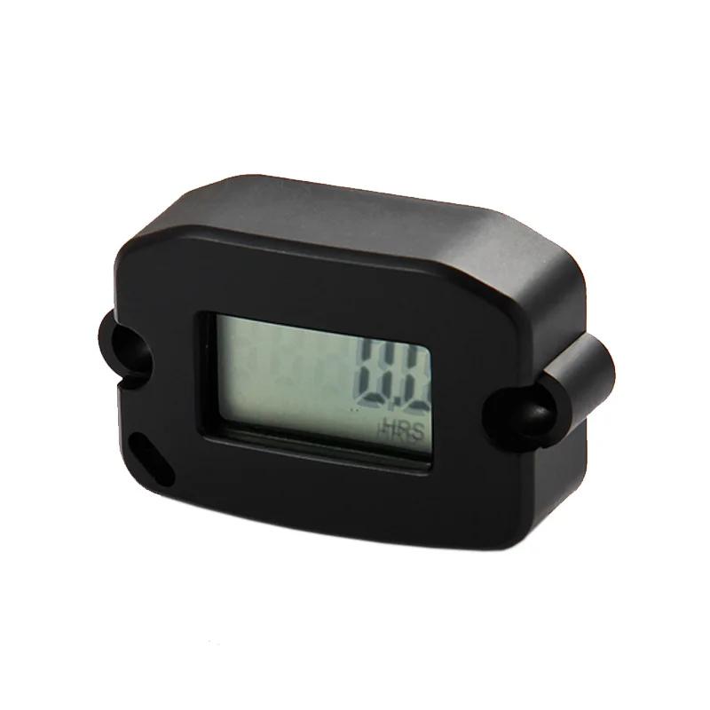 Gauge Tachometer Waterproof 2/4 Stroke Spark Plugs Engine Digital Inductive Tach Hour Meter for