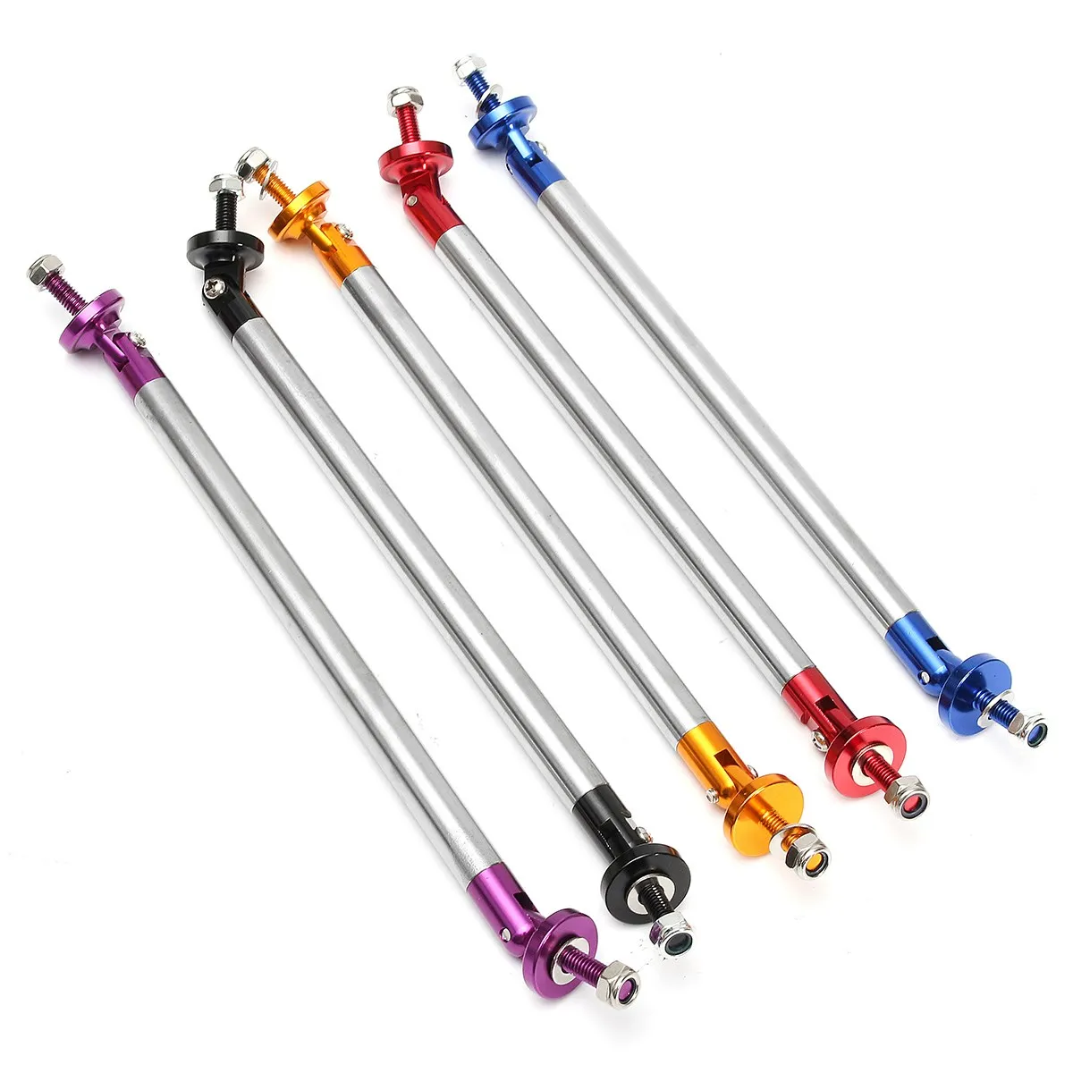 2PCS 210mm Universal Car Racing Front Rear Bumper Lip Splitter Strut