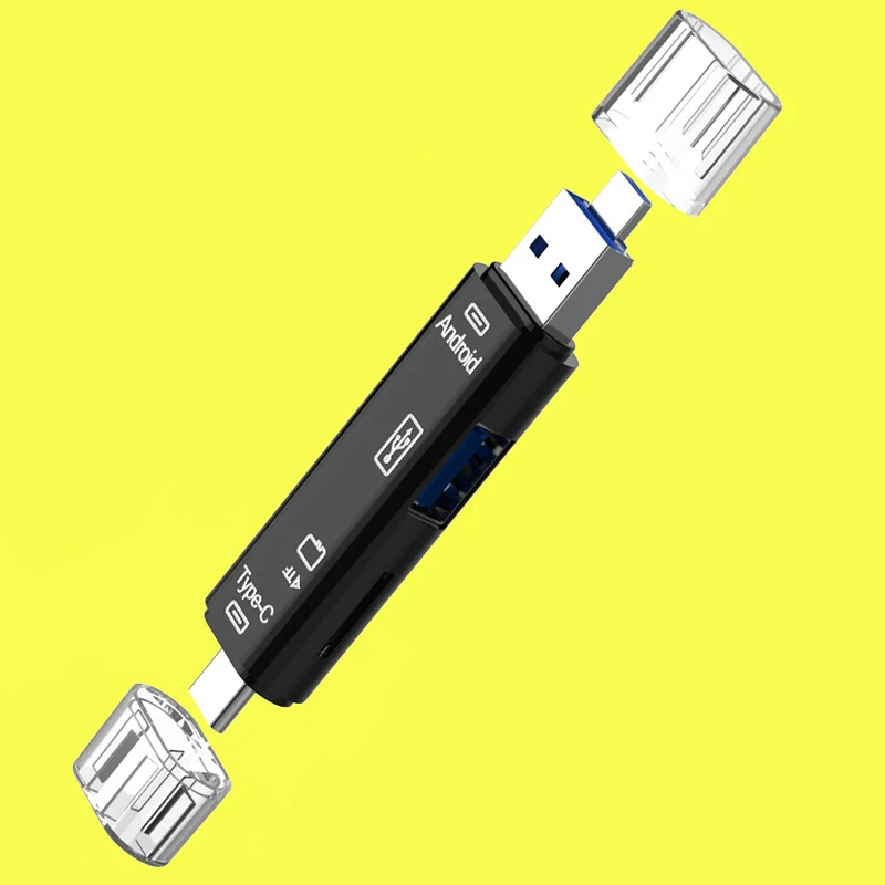 Kuman 2,0 OTG кард-ридер USB MicroUSB TypeC интерфейс с Micro SD USB TF слот для карт флэш-памяти для телефона Y211