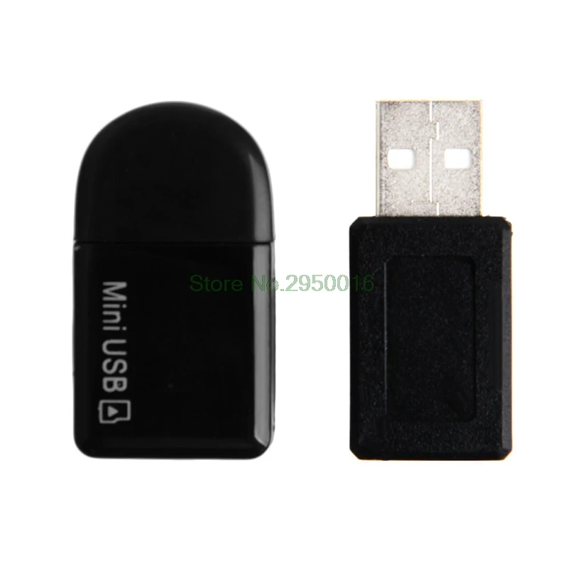 Мини-флеш-накопитель USB к TF T-flash карта Micro SD кард-ридер адаптер для автомобиля Aux Out Audio Музыка C26