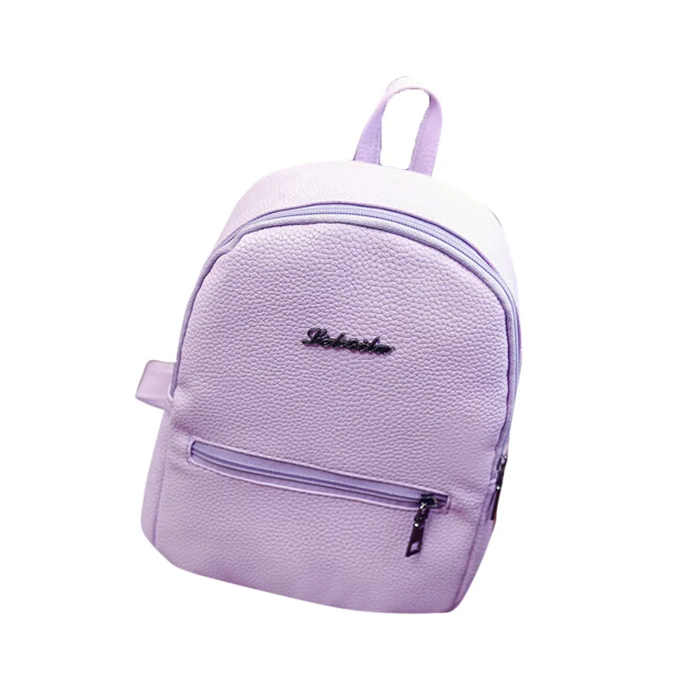 

Women PU Backpack mini backpack Travel Shoulder Bag Girls Ladies PU Leather Rucksack Small Backpack Dropshipping YJJ2