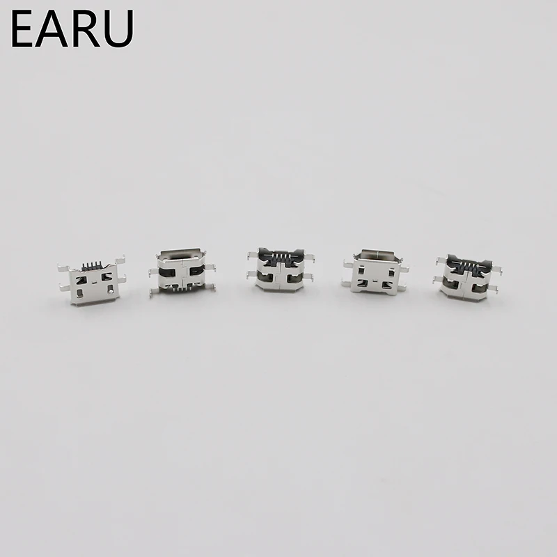 10 шт. разъем Micro USB 5 контактов типа B 0 8 мм|connector 5pin|connector femaleconnector charge |