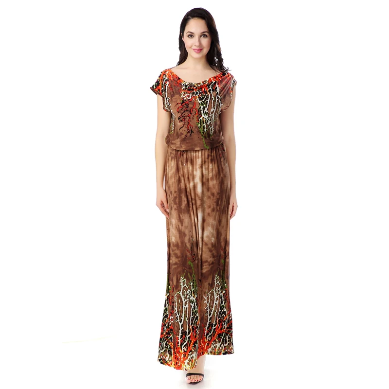 Buy Cheap 2017 Women Summer Beach Dress Bohemian Plus Size 6XL Long Maxi Dress