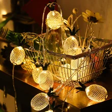 Jiaderui 1,5 м 10 светодиодный праздничный гирлянда в форме ананаса, светодиодный светильник на Рождество для свадебной вечеринки, украшения для спальни