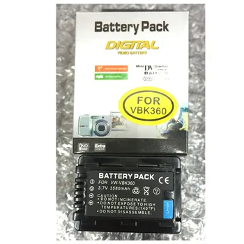 

VW-VBK360 lithium batteries VBK180 Digital camera battery For Panasonic HC-V10 HCV100 HC-V100M HC-V500 HC-V500M HC-V700 HC-V700M